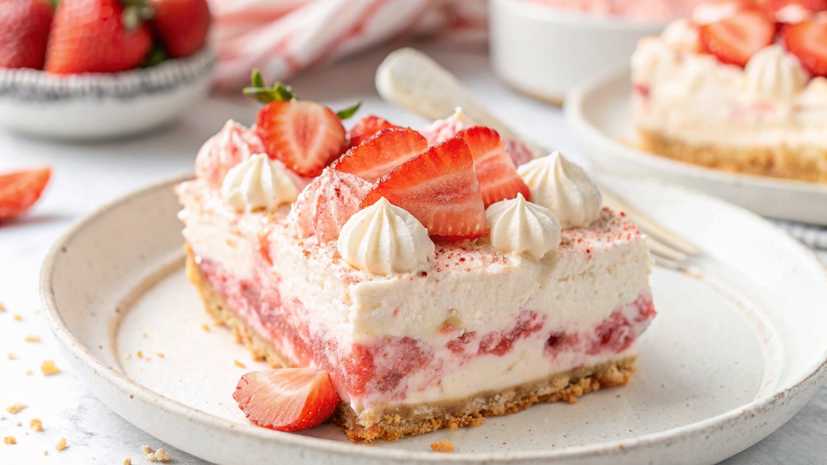 strawberry lasagna