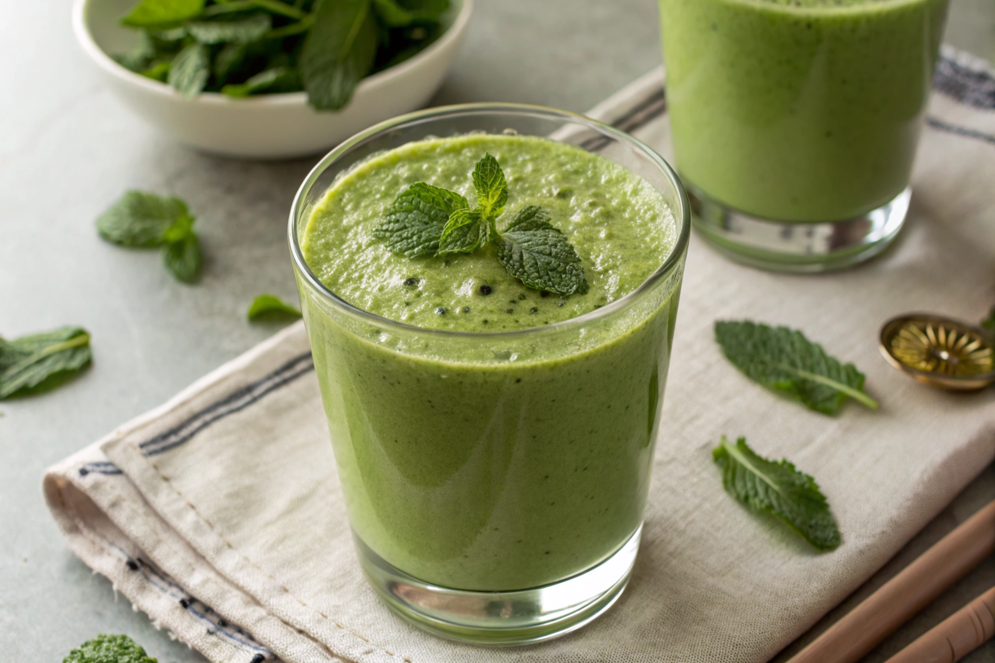matcha green tea in smoothies