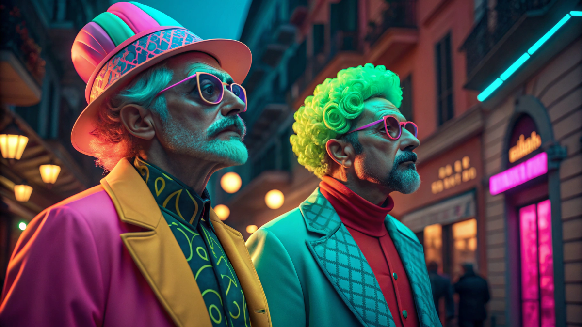 AI-generated Italian brainrot characters in surreal style